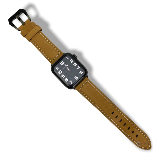 AKIRA Handmade Leather Band For Apple Watch Series - Burnana Concept 