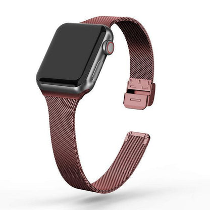 Zeno Milanese strap For Apple Watch Series 1-7 (4 Colours) - Burnana Concept 