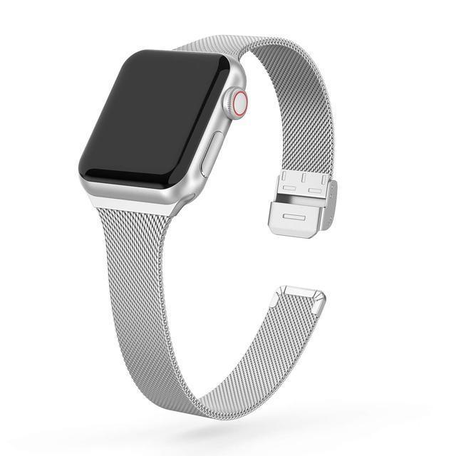 Zeno Milanese strap For Apple Watch Series 1-7 (4 Colours) - Burnana Concept 